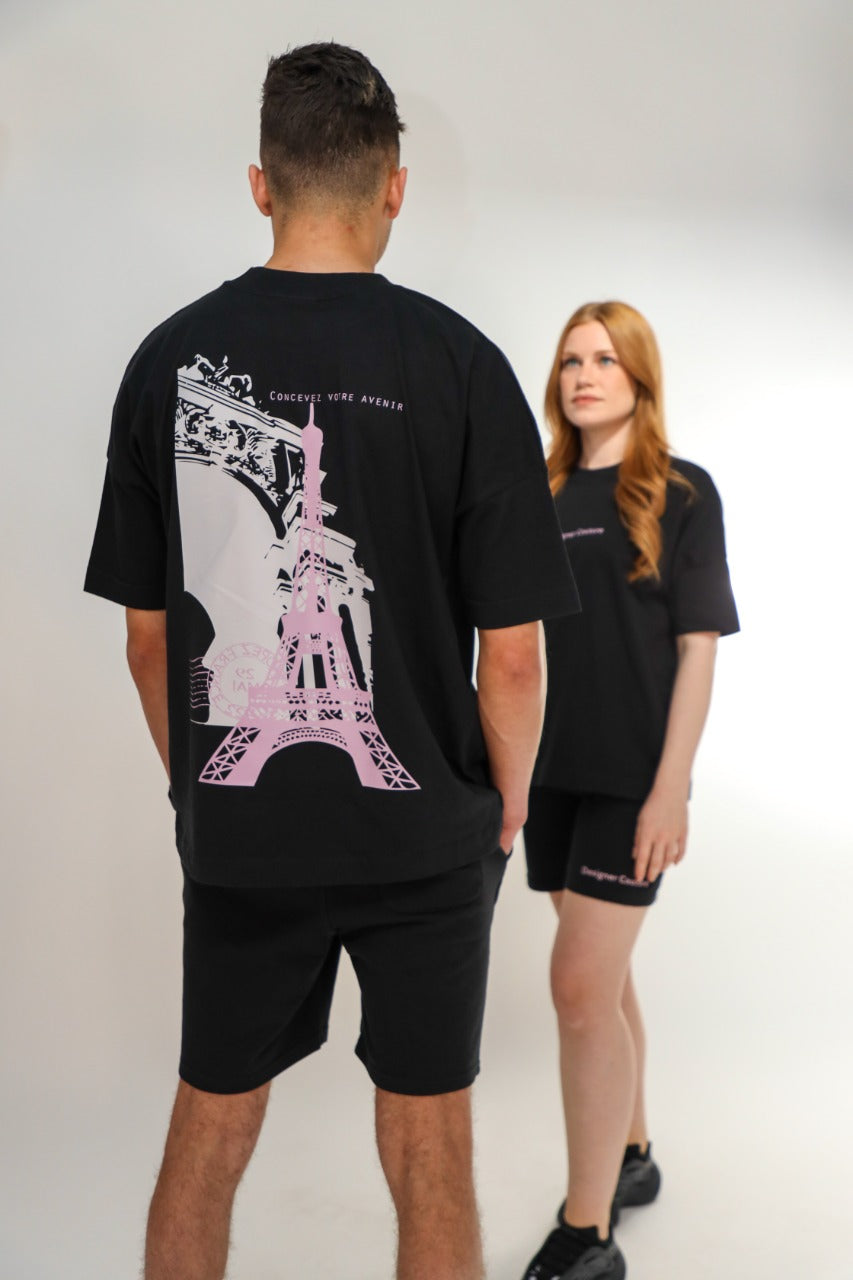 T-Shirt Iconic Black Parissiene