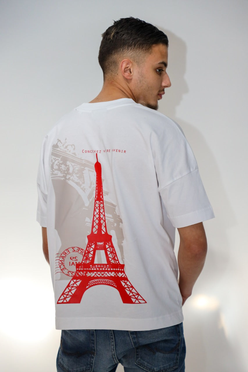 Oversized T-Shirt Iconic White Parissiene