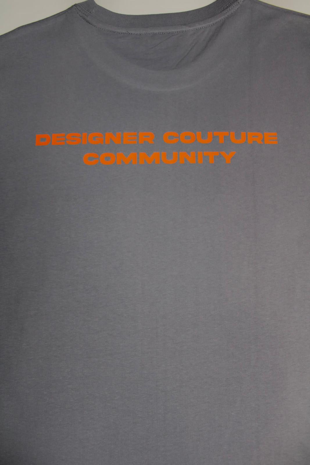 Indigo grijs DC Community oversized T-shirt 