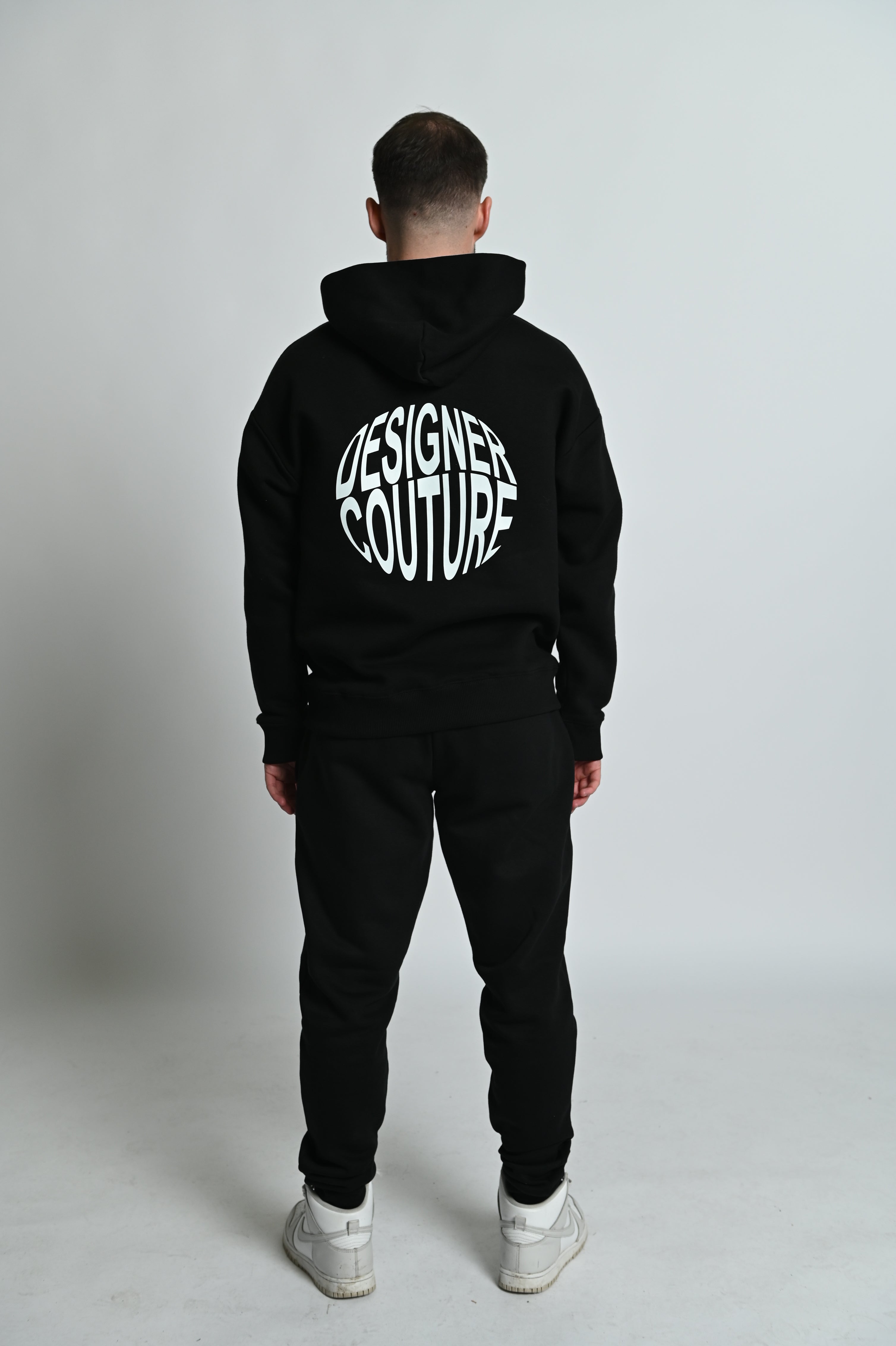 Black Oversized DC Hoodie