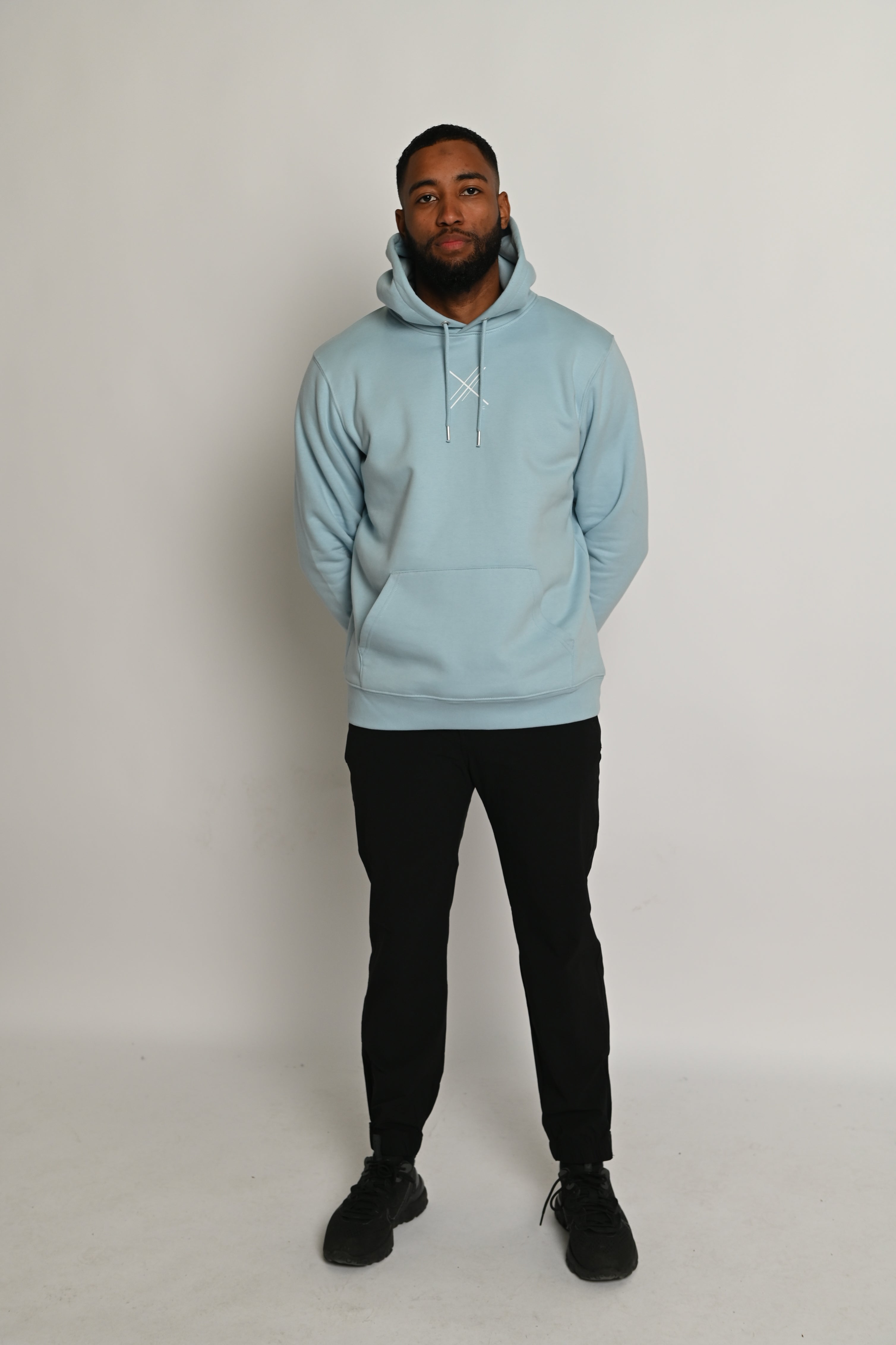 Light blue designer clearance hoodie