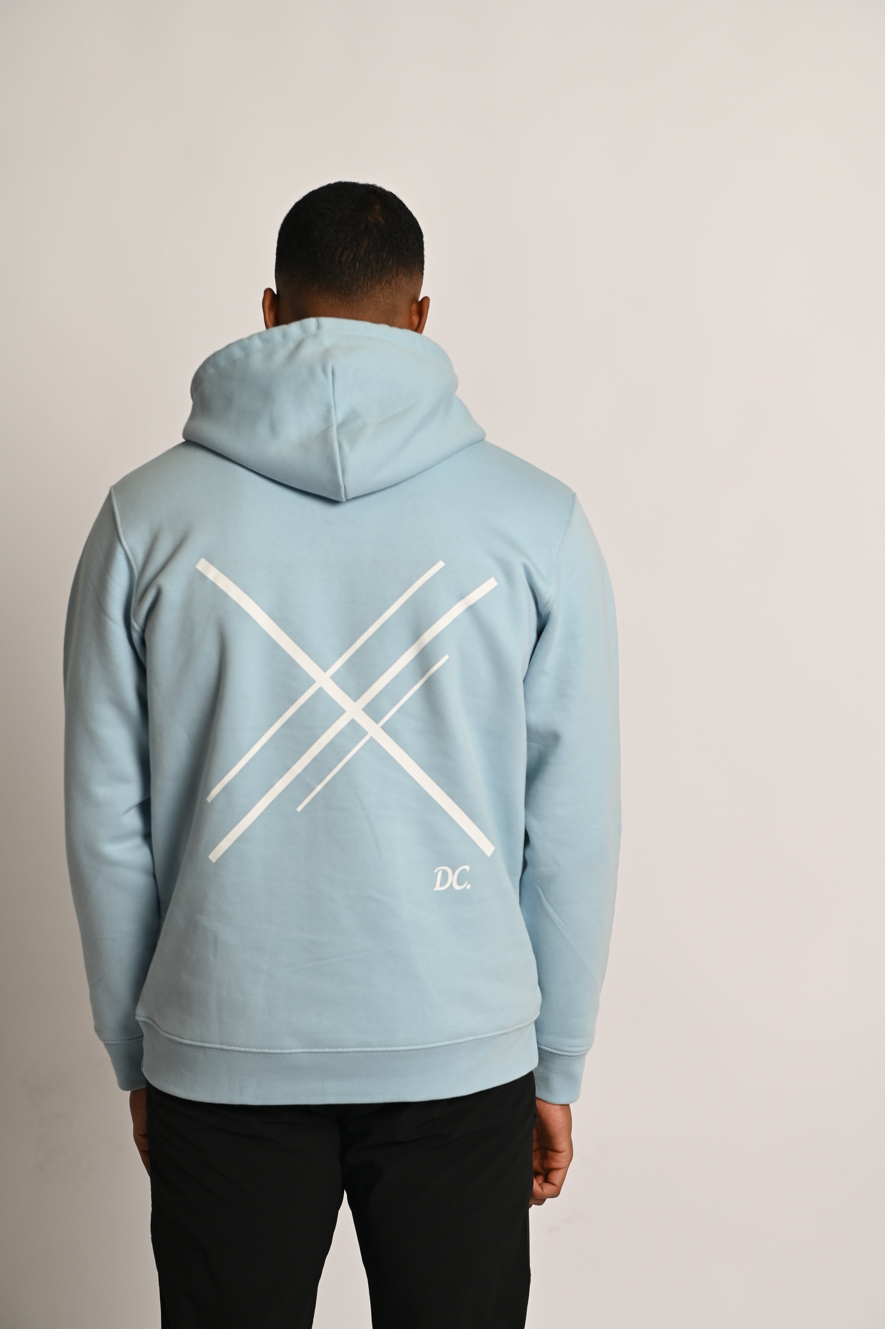 Light blue designer discount hoodie